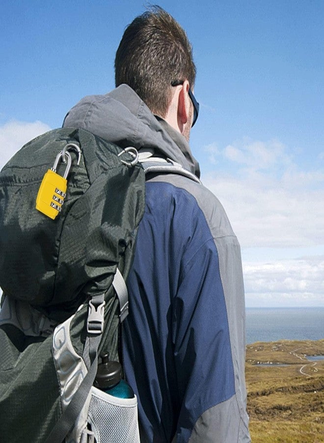 Cyrox 3-Digit Padlock for Travel, Keyless, Resettable Luggage Locks for Backpack, Gym, School & Employee Locker, Weatherproof Travel Padlock (1Pcs) - Image 2